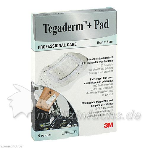 Tegaderm Plus Pad 3M 5.0cmx7.0cm, 5 ST