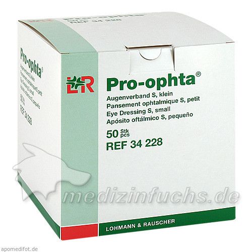 PRO-OPHTA Augenverband S klein, 50 ST