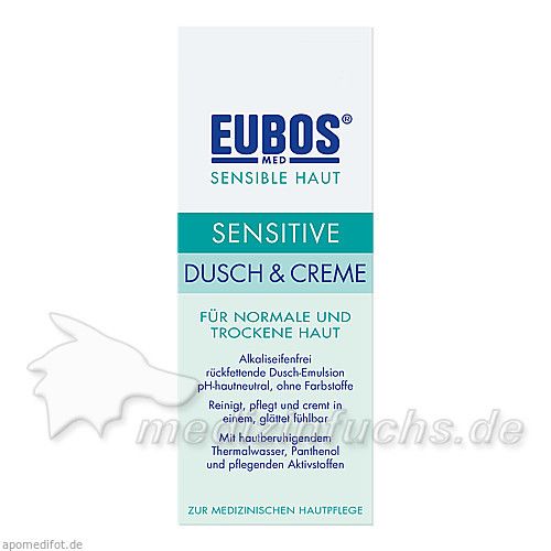 EUBOS SENSITIVE DUSCH & CREME, 200 ML