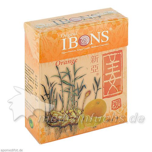 Ingwerbonbons Original Orange, 60 G