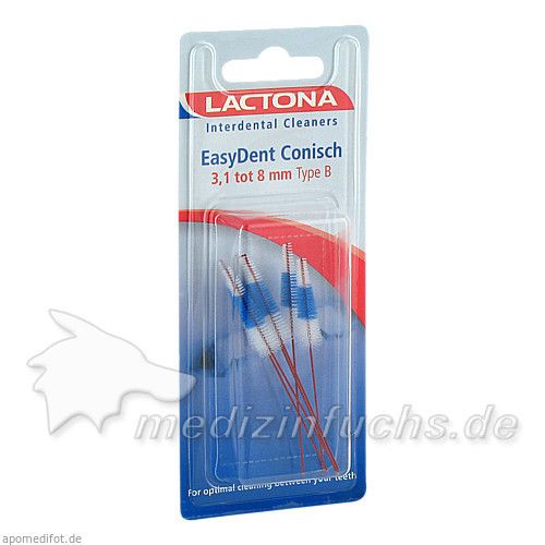 Lactona Easy Dent Interdent. Bür.3.1-8mm konisch, 6 ST