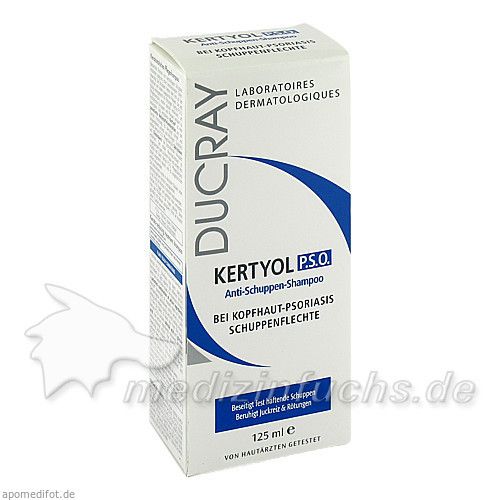 DUCRAY KERTYOL P.S.O. Shampoo bei Psoriasis, 125 ML