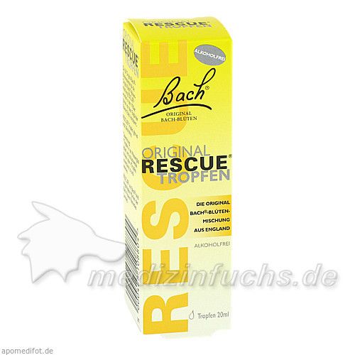 Bach Original Rescue Tropfen alkoholfrei, 20 ML