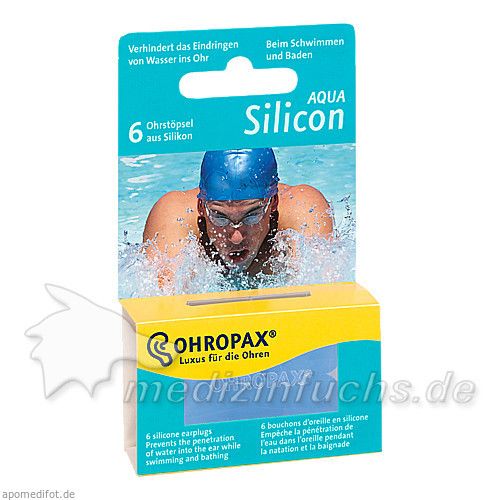 OHROPAX Silicon Aqua, 6 ST