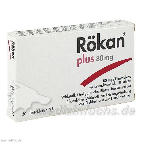 Rökan Plus 80mg, 30 ST