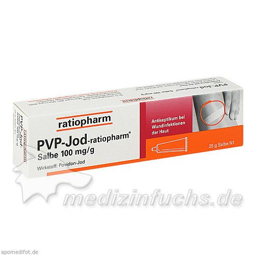 PVP-Jod-ratiopharm Salbe, 25 G