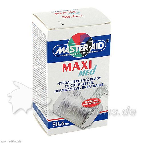 MAXI MED Wundverband 0.5mx6cm Master Aid, 1 ST