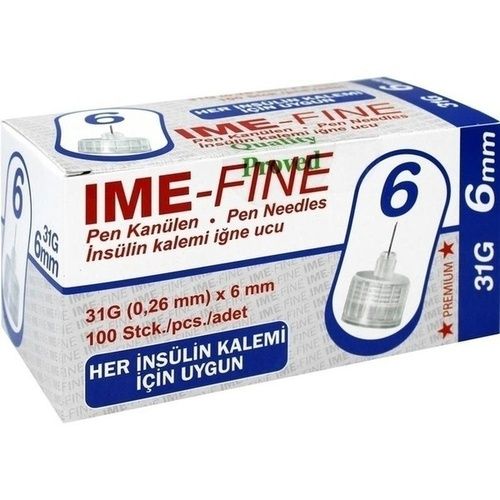 IME-FINE Universal 31G/6mm Pen Kanülen, 100 ST