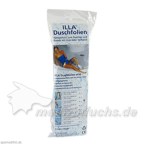 Dusch Folien Knie lang 80cm, 5 ST