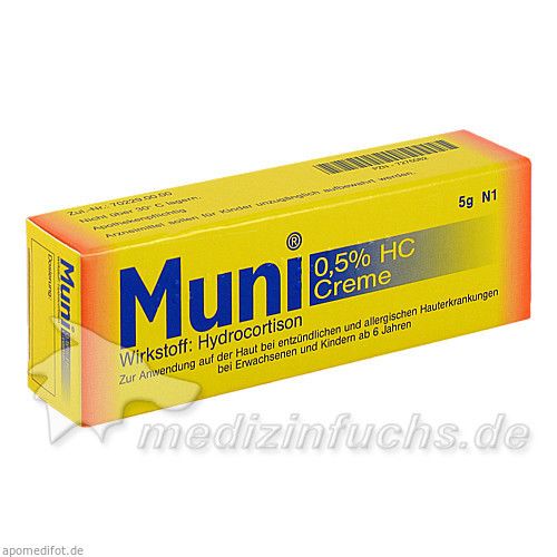 Muni 0.5% HC Creme, 5 G