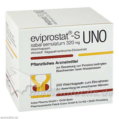 EVIPROSTAT S SABAL SERRULATUM 320 UNO, 200 ST