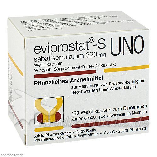 EVIPROSTAT S SABAL SERRULAT 320 UNO K, 120 ST