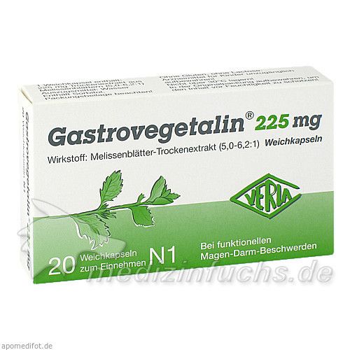 GASTROVEGETALIN 225mg, 20 ST