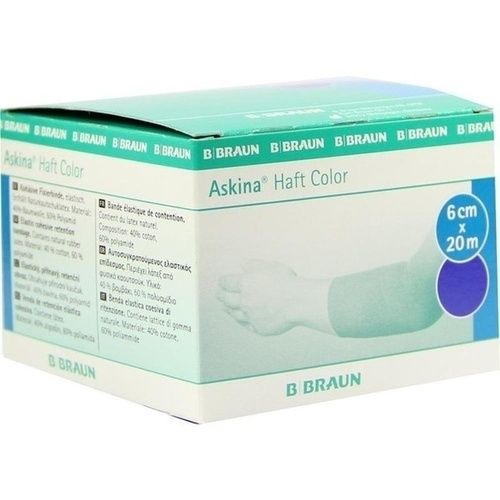 Askina Haft Color blau 6cmx20m, 1 ST