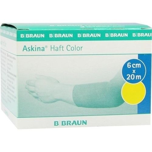 Askina Haft Color gelb 6cmx20m, 1 ST