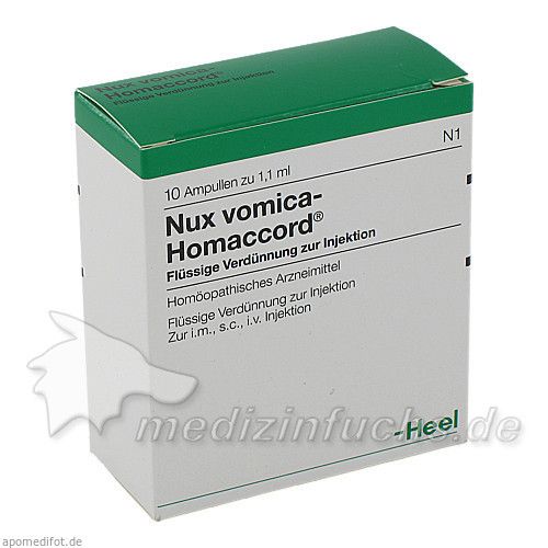 NUX VOMICA HOMACCORD, 10 ST