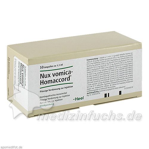 NUX VOMICA HOMACCORD, 50 ST