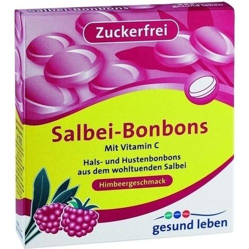 gesund leben Salbeibonbons zf Himbeer-Geschmack, 37 G