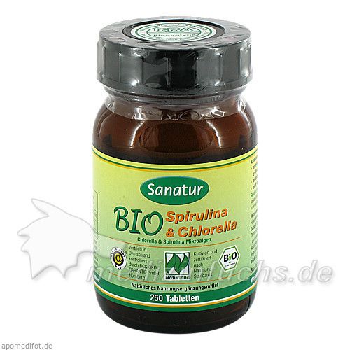 BioSpirulina & BioChlorella 2 in 1, 250 ST