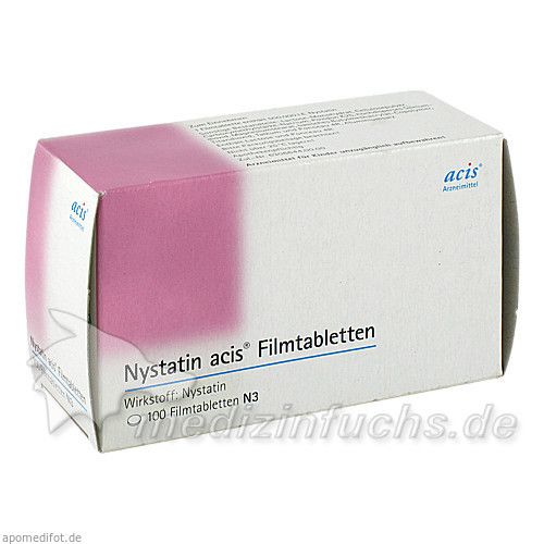 Nystatin acis Fimtabletten, 100 ST