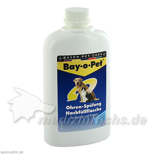 Bay-o-Pet Ohrreiniger NACHFUELLFLASCHE, 250 ML