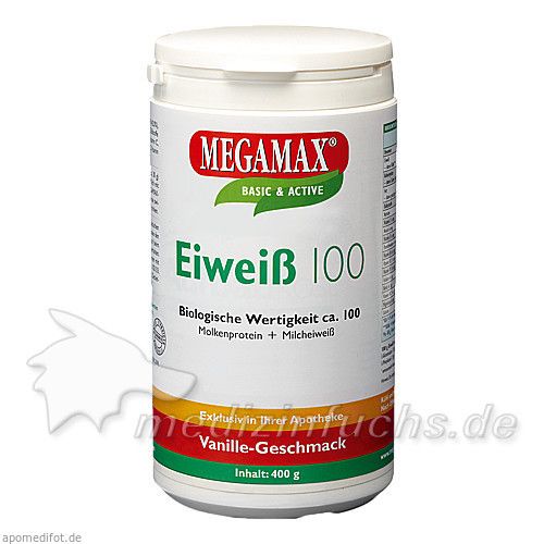 EIWEISS 100 VANILLE MEGAMAX, 400 G