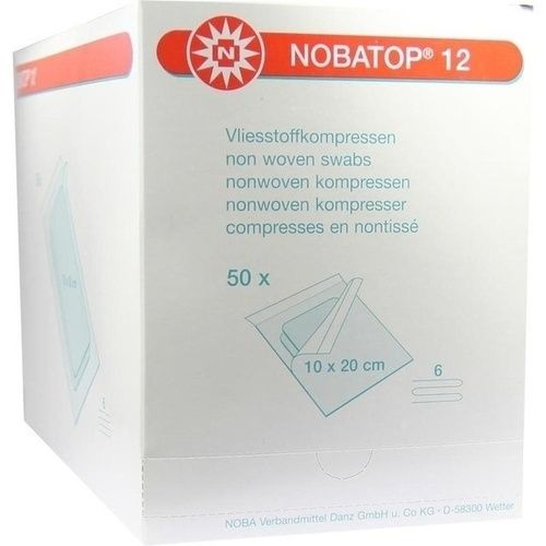 NOBATOP 12 10x20CM 2 STERILE KOMPRESSEN PRO SET, 50X2 ST