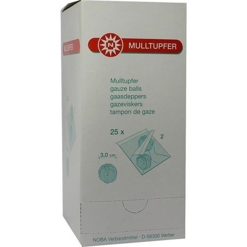 MULLTUPFER PFLAUMENGROSS 2 STERILE TUPFER PRO SET, 25X2 ST