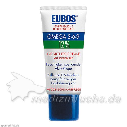 EUBOS Empfindliche Haut Omega 3-6-9 Gesichtscreme, 50 ML