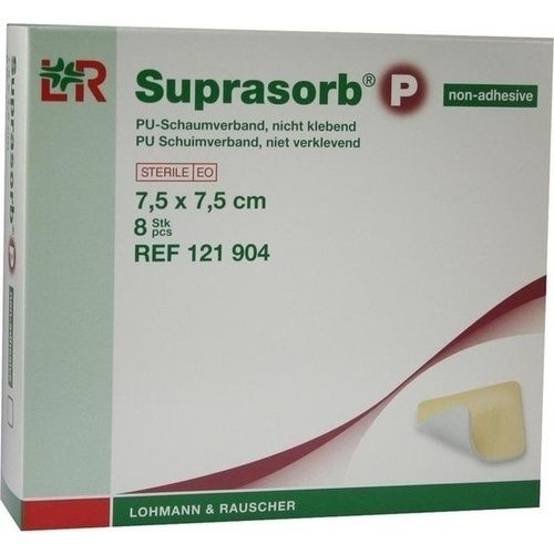 Suprasorb P PU-Schaum nicht kl. 7.5x7.5cm, 8 ST