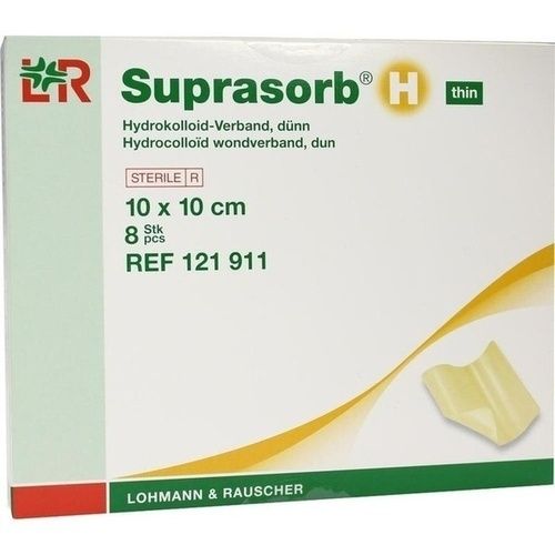 Suprasorb H Hydrokolloidverband dünn 10x10cm, 8 ST