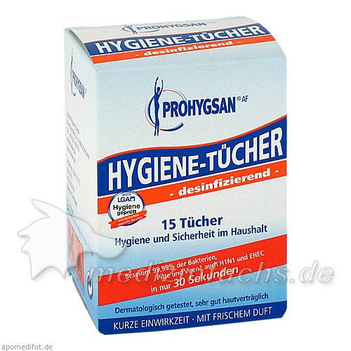 Prohygsan Hygienetücher AF-desinfizierend-, 15 ST