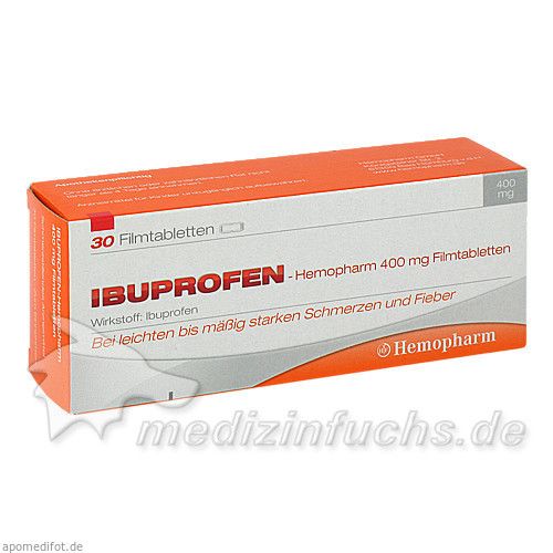 ibuprofen-Hemopharm 400mg Filmtabletten, 30 ST