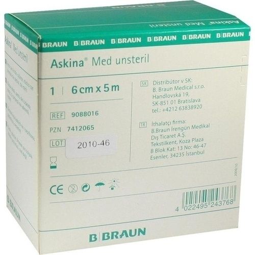 ASKINA MED UNST 5MX6CM ELASTISCHER UNST WUNDVERB, 1 ST