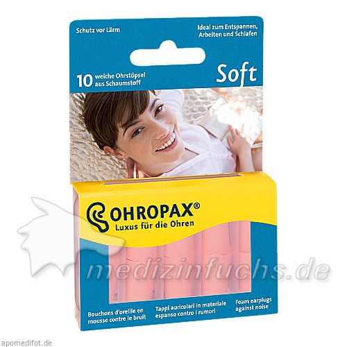 OHROPAX Soft Schaumstoff-Stöpsel, 10 ST