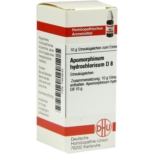 APOMORPHINUM HYDROCHL D 8, 10 G