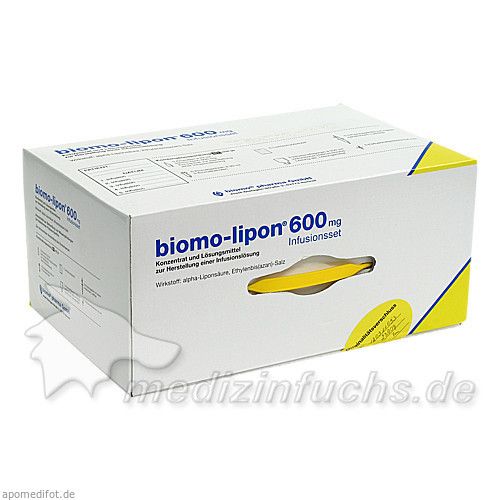 BIOMO LIPON 600mg INFUSIONS SET, 5 ST