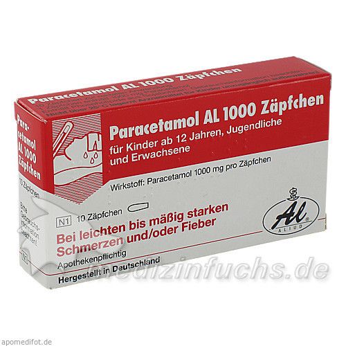 Paracetamol Al 1000, 10 ST