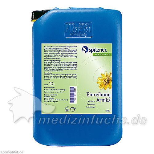 Spitzner Sport Arnika Einreibung, 10000 ML