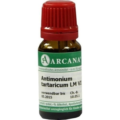 ANTIMONIUM TARTAR LM 6, 10 ML