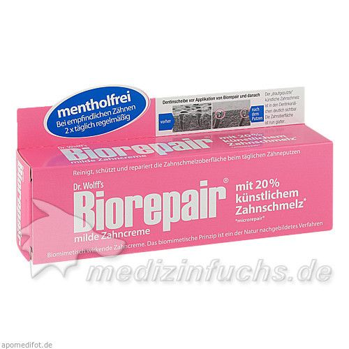 Biorepair Zahncreme mild, 75 ML