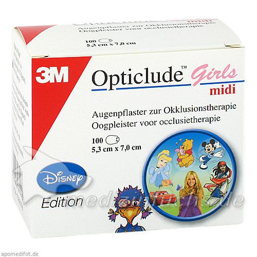 Opticlude 3M Disney Girls midi, 100 ST