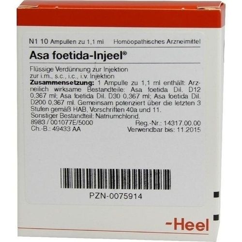 ASA FOETIDA INJ, 10 ST