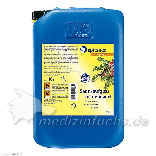 Spitzner Saunaaufguss Fichtennadel Hydro, 10000 ML