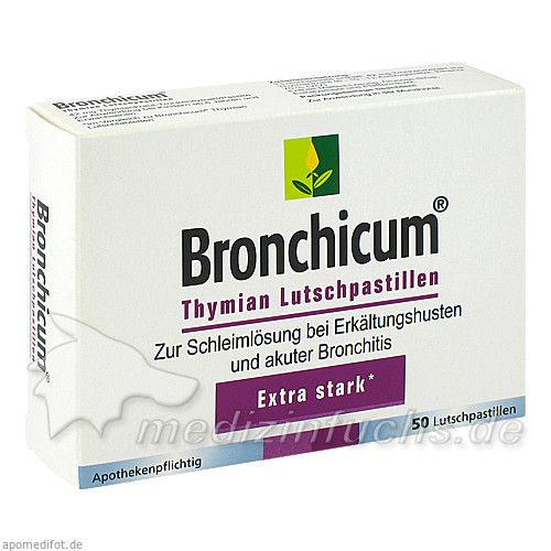 Bronchicum Thymian Lutschpastillen, 50 ST