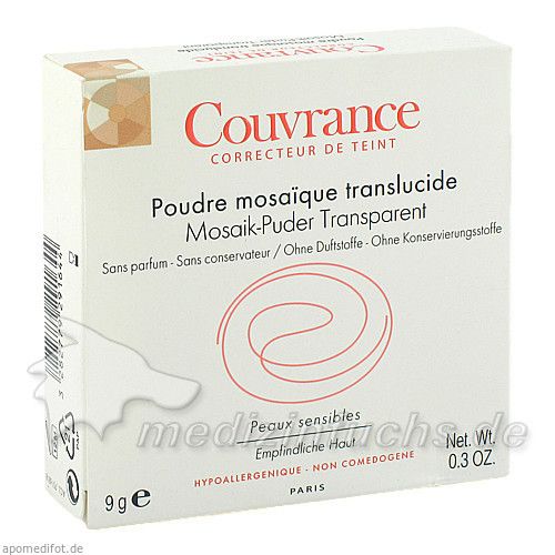 AVENE Couvrance Mosaik-Puder Transparent m Spiegel, 9 G