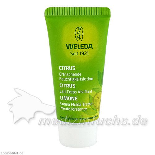 WELEDA Citrus erfrischende Feuchtigkeitslotion, 20 ML