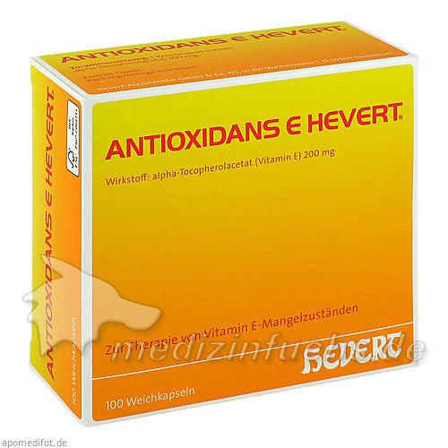 Antioxidans E Hevert Kapseln, 100 ST