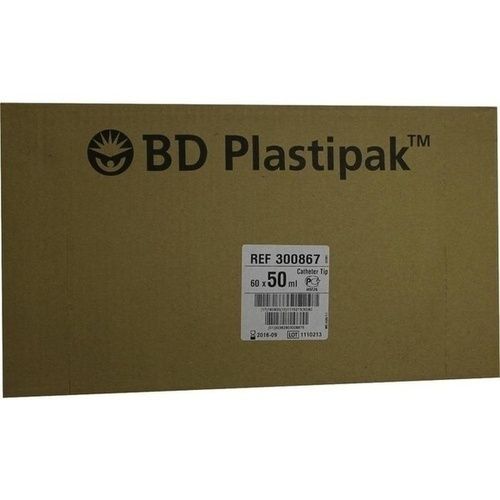 BD Plastipak W+B 50/60ml m Katheteransatz, 60 ST