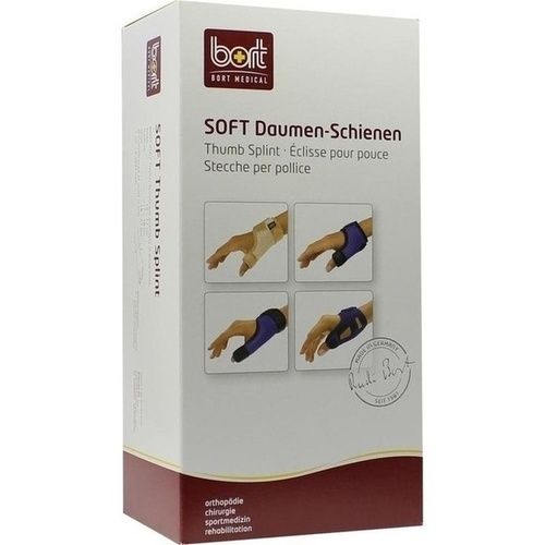 BORT SOFT Daumenschiene lang schwarz small, 1 ST